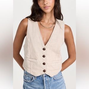 Free people linen vest